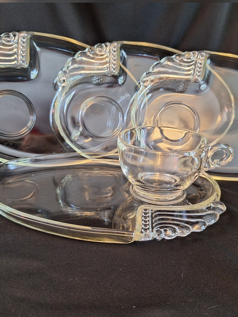 Vintage Art Nouveau Dishes Hazel Atlas